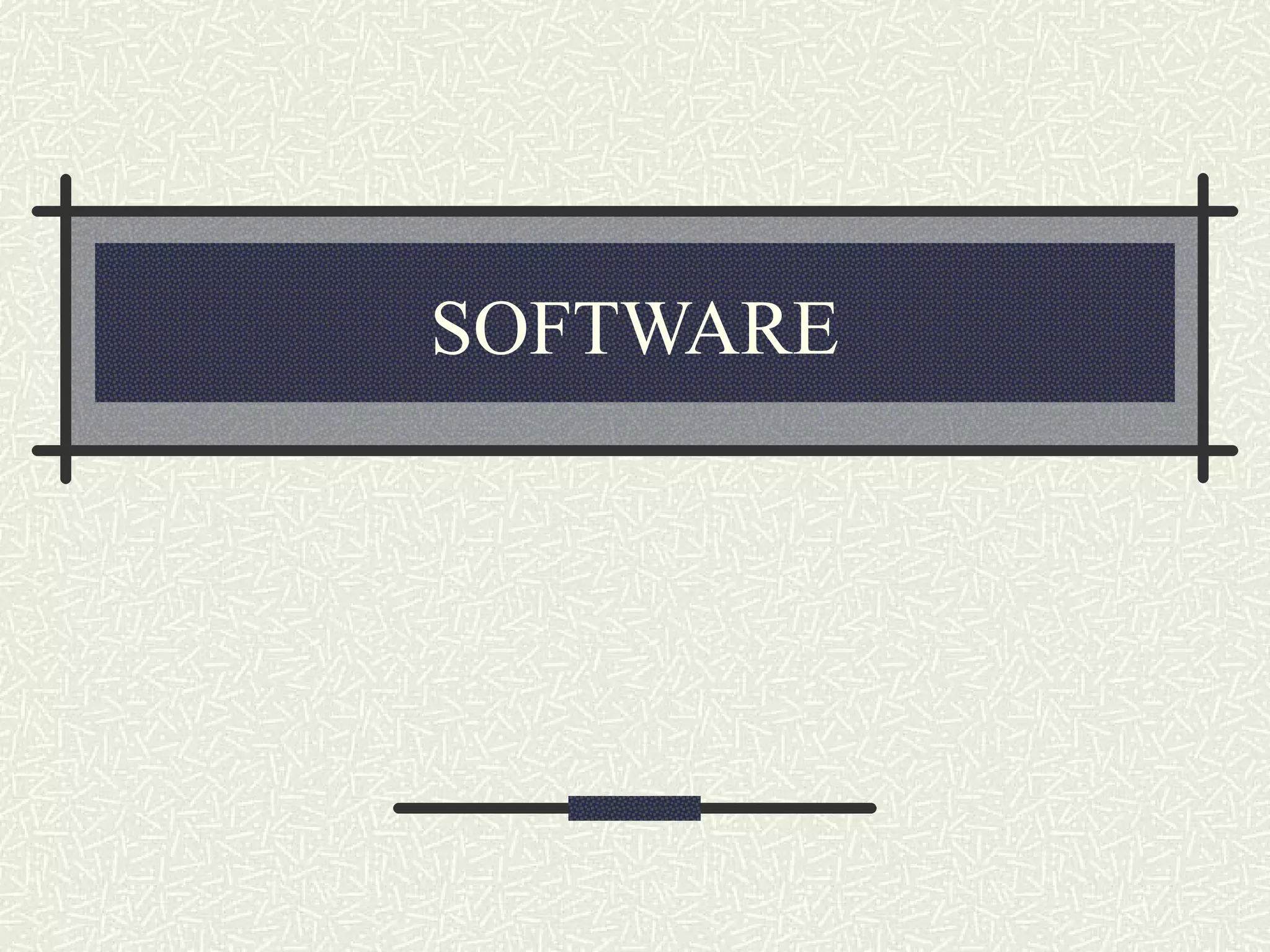 SOFTWARE
 