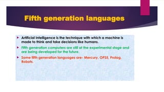 Comprehensive Overview of Computer Generations, Types, and Programming ...