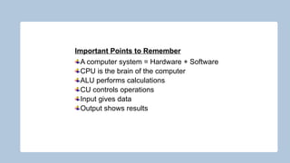 Comprehensive Overview of Computer Systems and Architecture ...