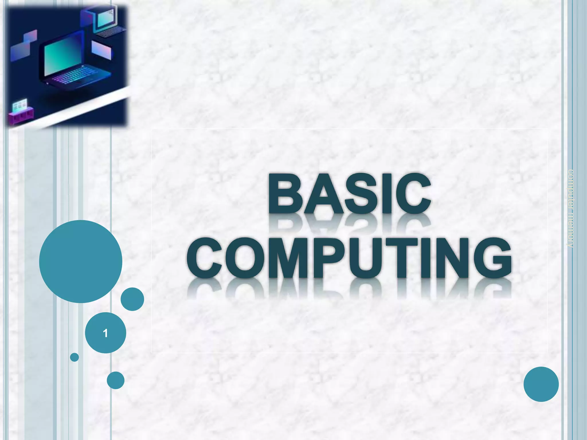 COMPUTER SYSTEM AND ITS COMPONENTS | PPTX