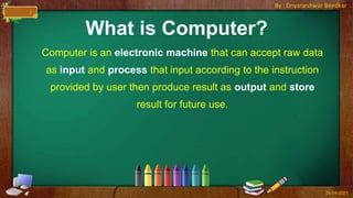Computer system and organization | PPTX