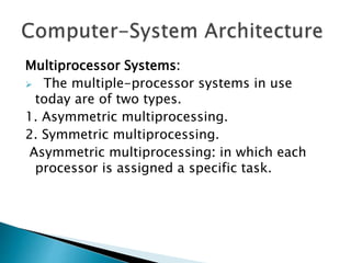 Computer system architecture | PPTX