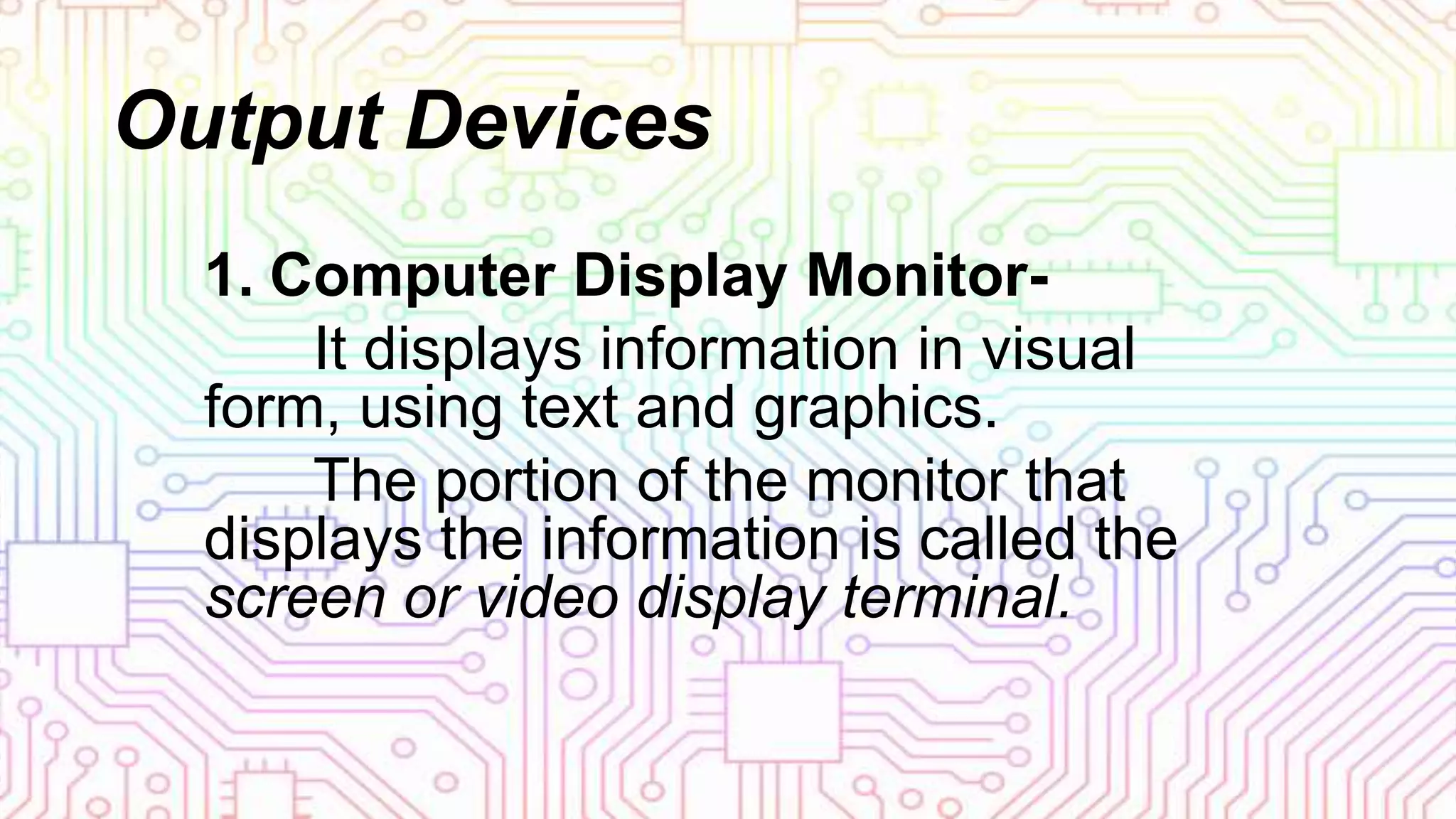 Computer system, devices and peripherals | PPTX