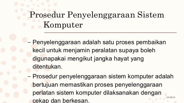 Computer System Maintenance Management