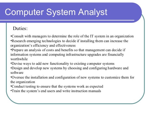 Computer System Analysis And Design Notes Computer System Analysis And Design Notes
