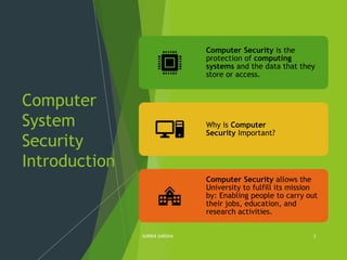 Computer System Security | PPTX