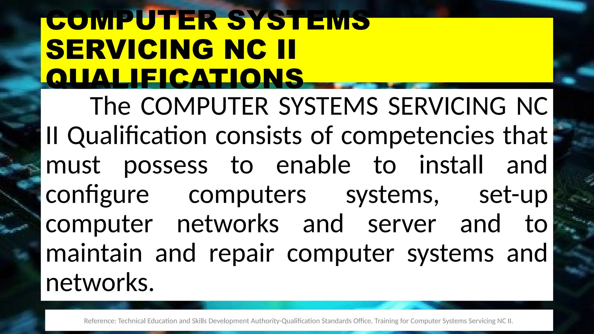 COMPUTER SYSTEMS SERVICING GRADE 11 - Chapter 1.pptx