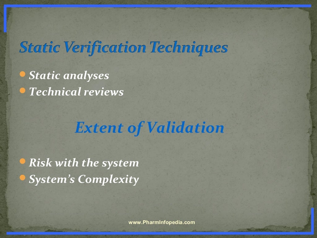 Computer system validation