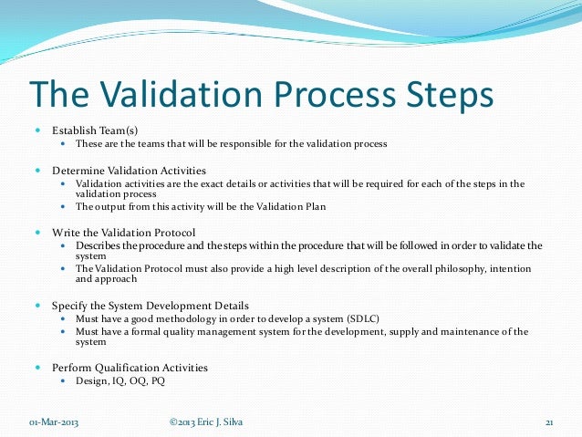 Computer System Validation