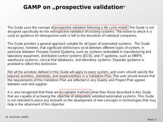Computer System Validation - The Validation Master Plan