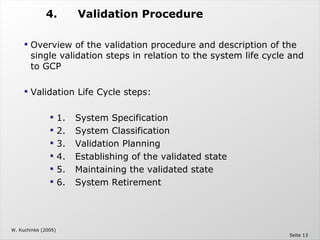 Computer System Validation - The Validation Master Plan