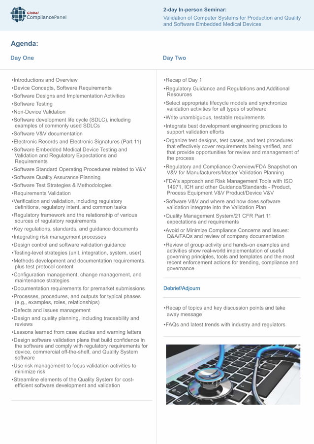 Computer System Validation Course Pdf September 2017 PDF Computer system validation course pdf september 2017 pdf