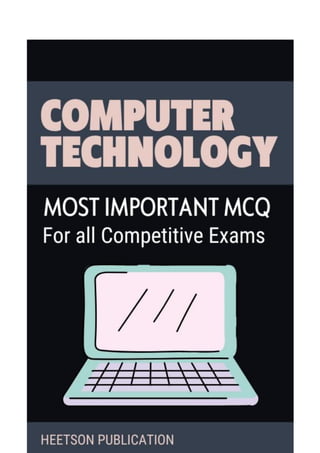 Computer Technology MCQ (Most Important Questions) | PDF