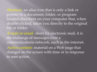 Computer terms | PPTX