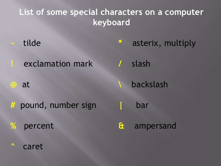 Computer terms