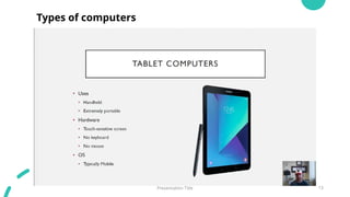 Comprehensive Introduction to Computer Fundamentals and Components | PPTX