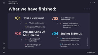 Multimedia Presentation (Slidesgo) PowerPoint | PPTX