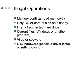 Comprehensive Guide to Basic Computer Troubleshooting and Maintenance | PPT