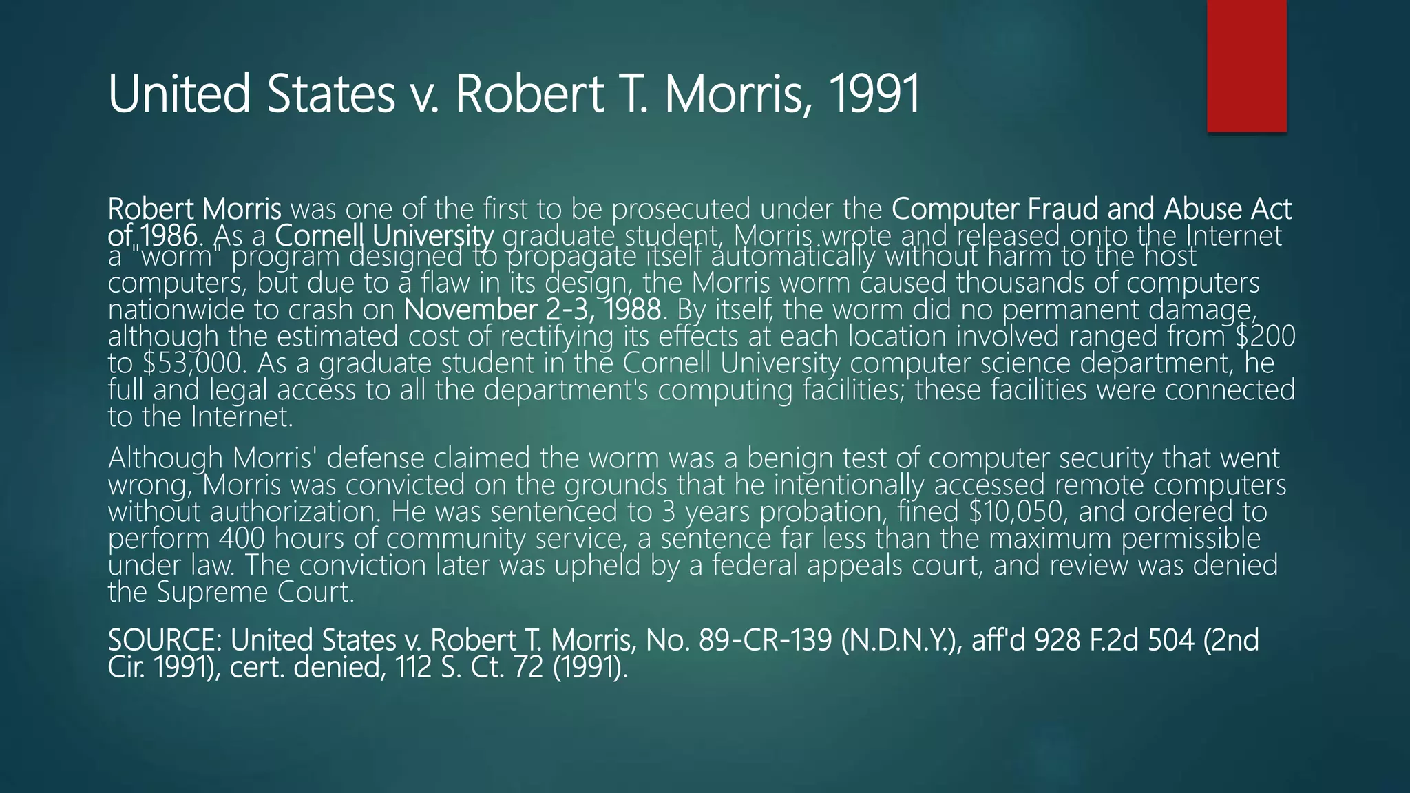 Computer Vandalism PPT