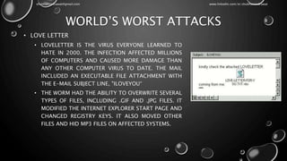 Computer virus | PPTX | Email | Internet