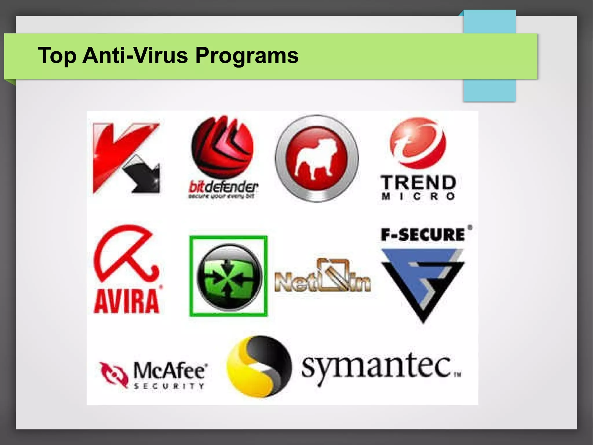 Top Anti-Virus Programs

 