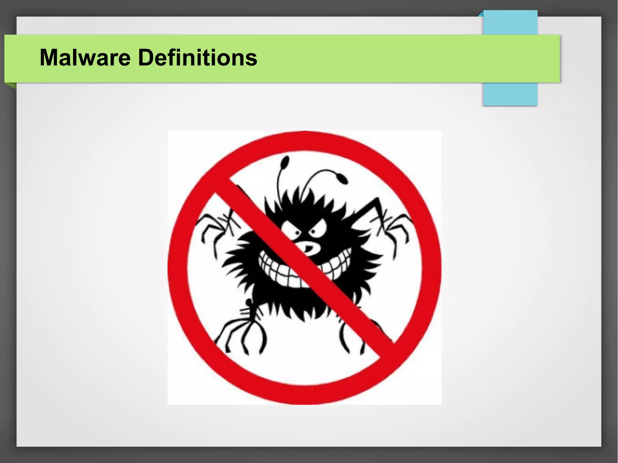 Malware Definitions

 