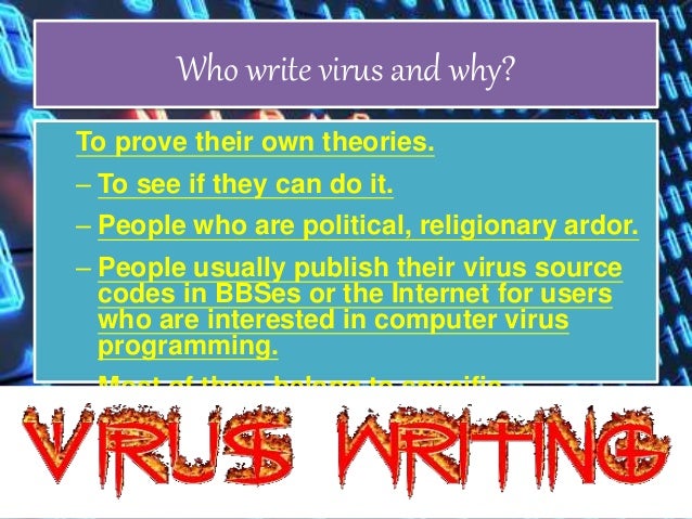 Write a virus