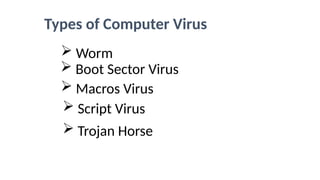 COMPUTER VIRUSES AND SECURITY notes .pptx