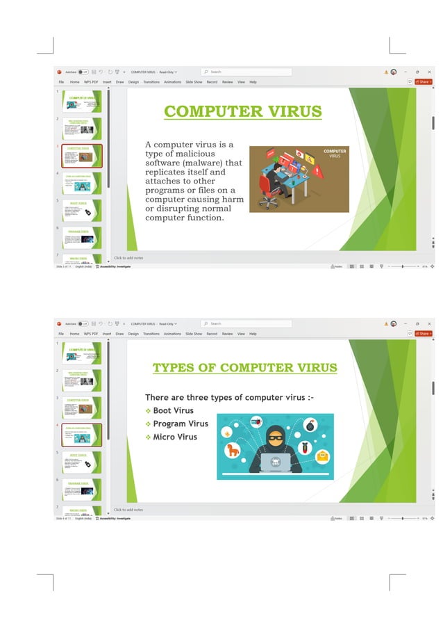 Pedagogy of computer science Presentation oncomputer virus.pdf