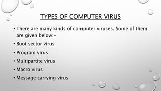 computer virus, presented by Carin Maharjan | PPTX | Operating Systems ...