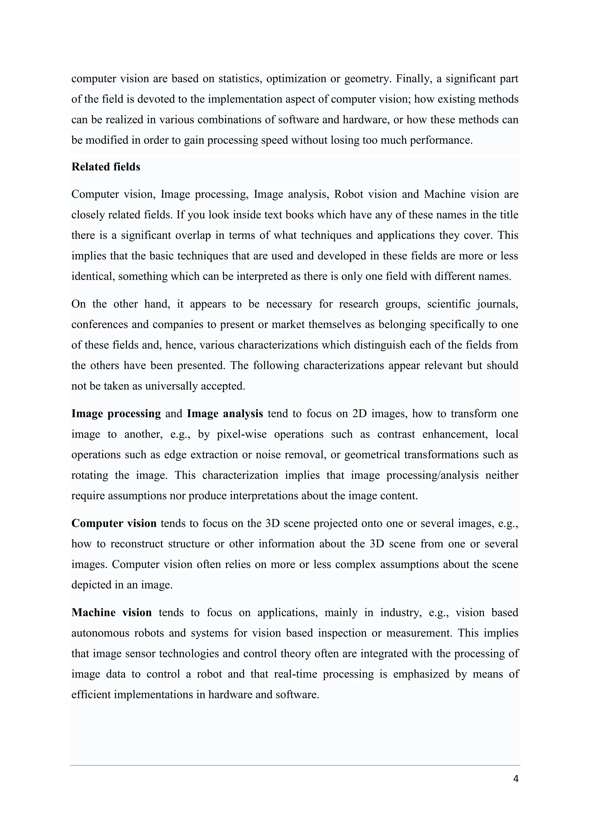 Computer vision | DOCX