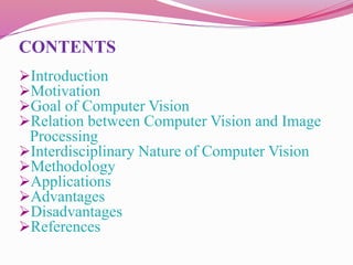 Computer Vision | PPTX
