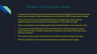 Computer vision | PPTX