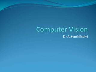 Computer vision | PPT