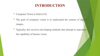 Introduction to the world of computer vision | PPT