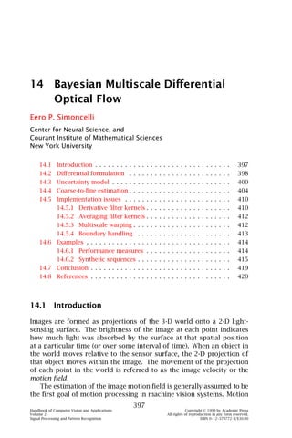 Computer vision   handbook of computer vision and applications volume 2 - signal processing and pattern recognition