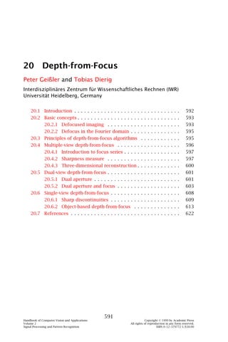 Computer vision   handbook of computer vision and applications volume 2 - signal processing and pattern recognition
