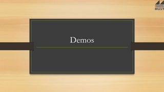 Demos
 