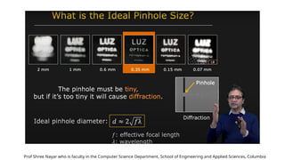 Prof Shree Nayar who is faculty in the Computer Science Department, School of Engineering and Applied Sciences, Columbia
 