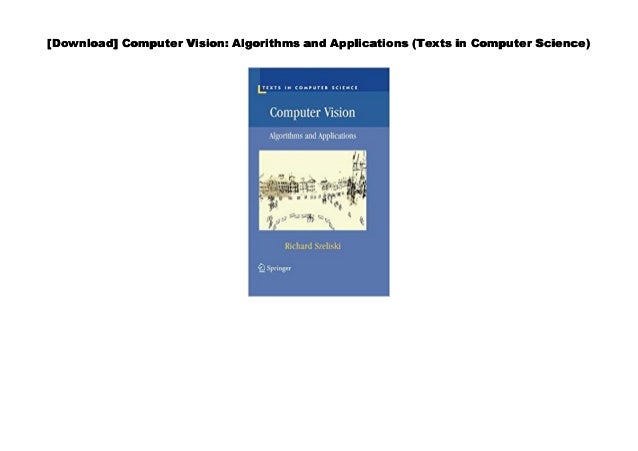 computer vision algorithms and applications 2nd edition