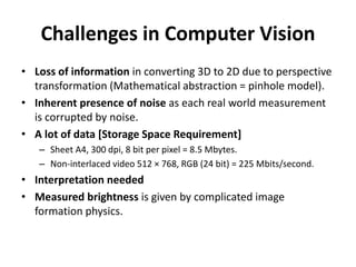 Computer vision and robotics | PPTX
