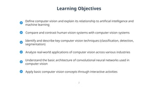 Vomputer Vision enabling machines to see and understand | PPTX