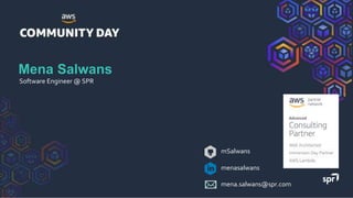 Mena Salwans - Computer Vision for developers | PPT
