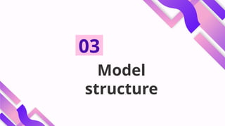 Model
structure
03
 