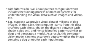 Distance Detect Computer Vision Computer Vision Introduction .pptx