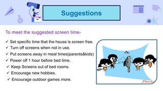 Not Using Screens Computer vision syndrome | PPTX