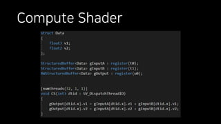 Compute shader | PDF