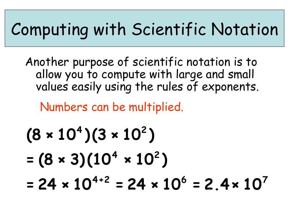 lesson 5 homework practice compute with scientific notation