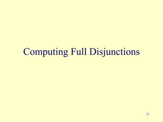 Computing Full Disjunctions 