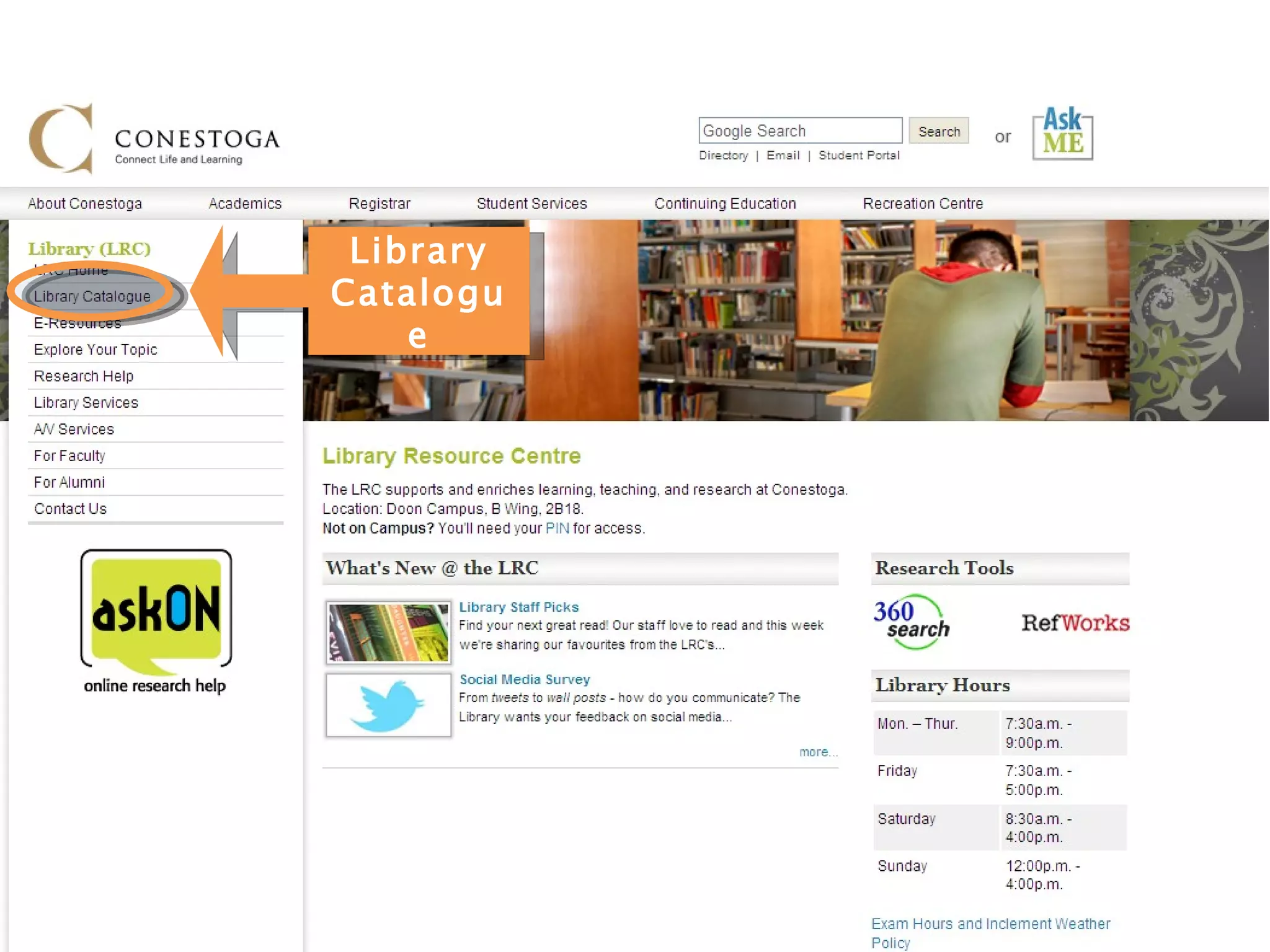 Library Catalogue 